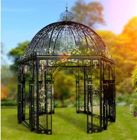 metal round gazebo|metal framed gazebos for garden.